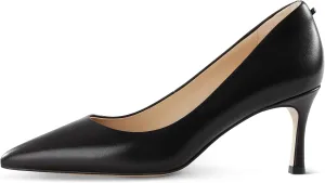 7or9 Women's Pumps Kitten Heels for Women Classic Pointed Toe Stiletto Heel Dressy Air-Touch Foam Shoes 2.75" - Red, Nude & White