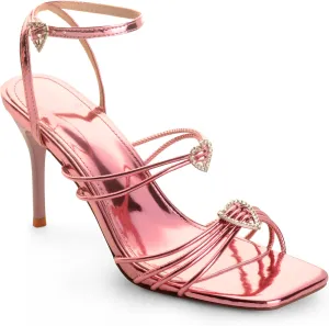 ANN CREEK Womens Heeled Sandals Strappy Heels Square Toe Stiletto Heels for Women Sexy Open Toe Bridal Wedding Party Dress Heels Sandals