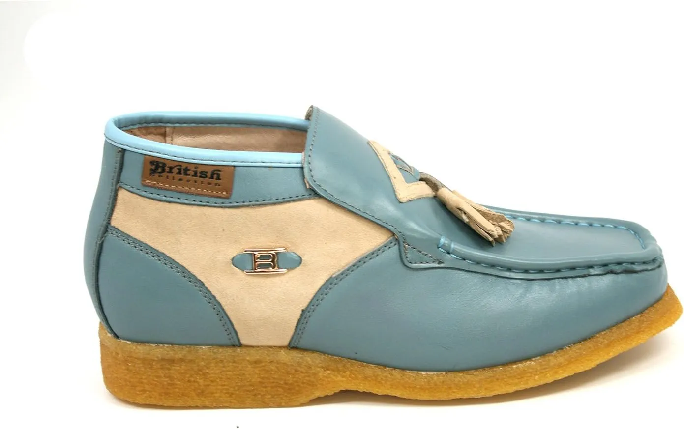British Collection Men's Palace Three Quarters Slip on Leather Shoes