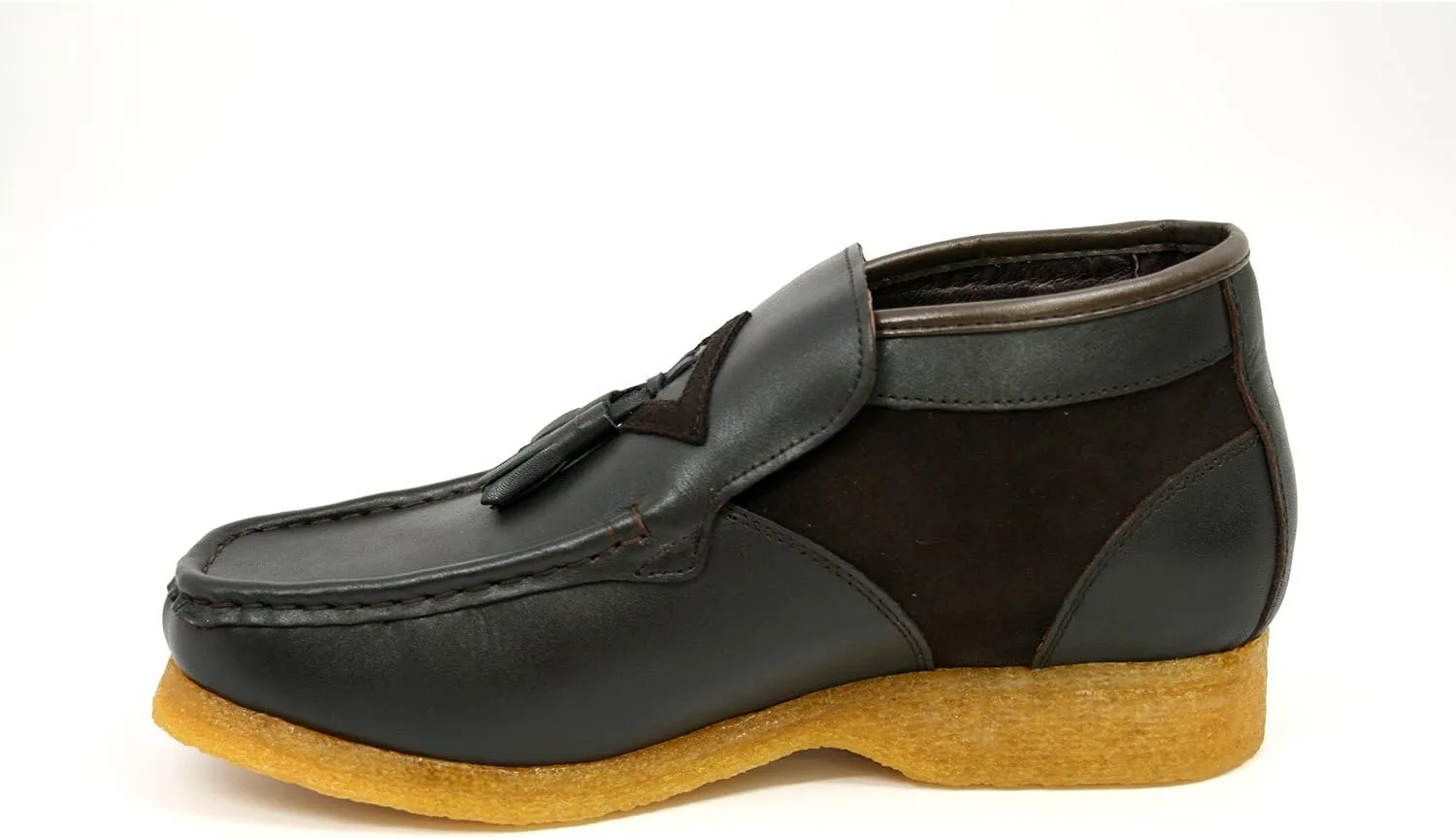 British Collection Men's Palace Three Quarters Slip on Leather Shoes