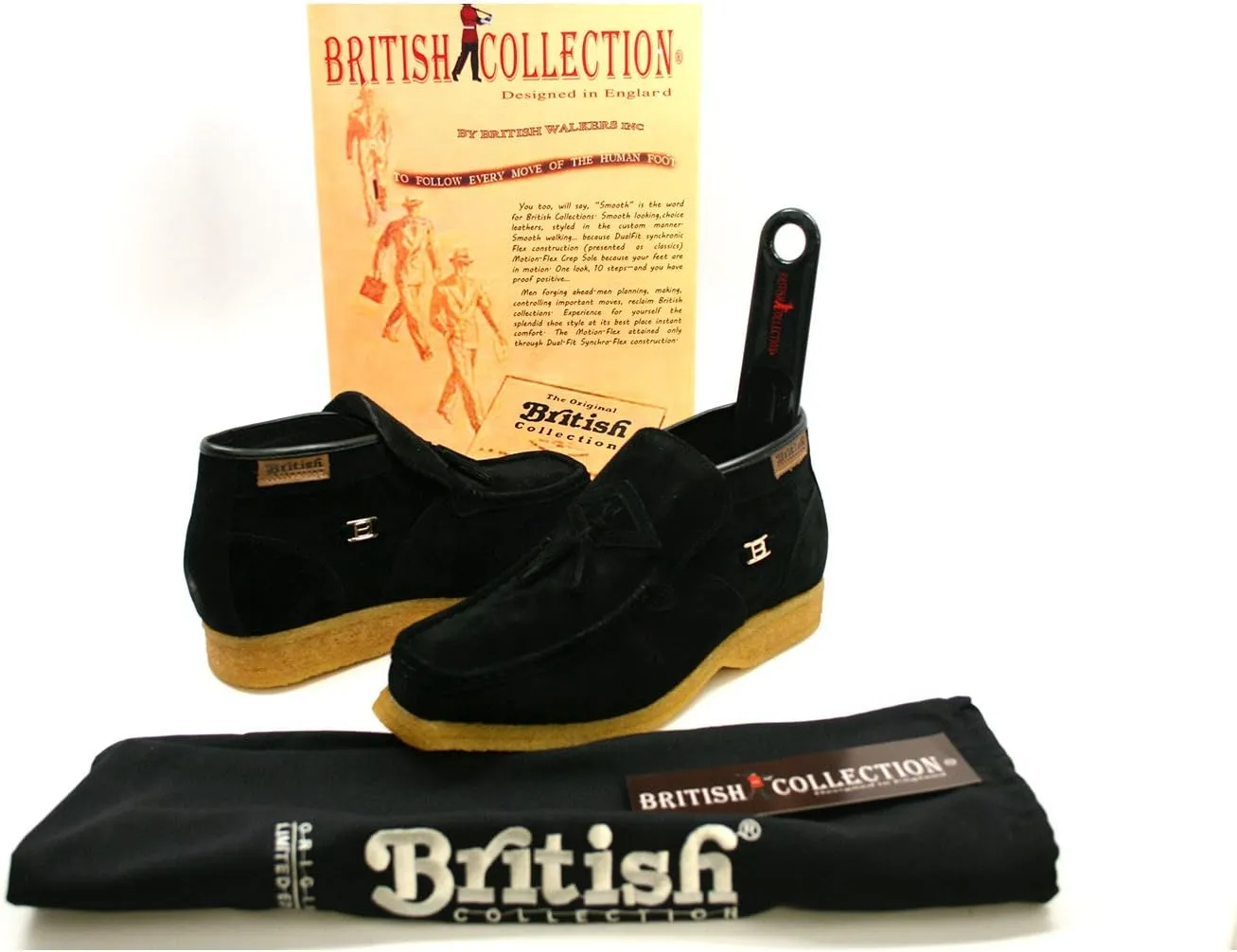 British Collection Men's Palace Three Quarters Slip on Leather Shoes