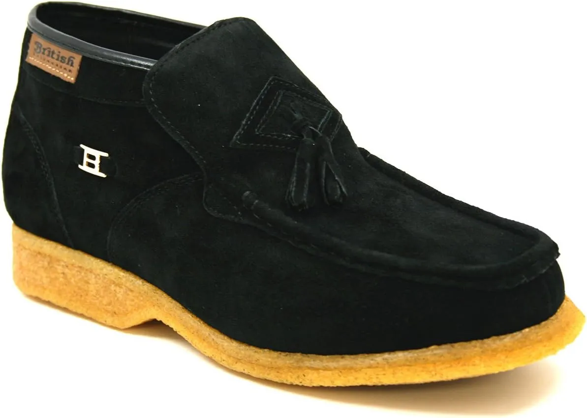 British Collection Men's Palace Three Quarters Slip on Leather Shoes