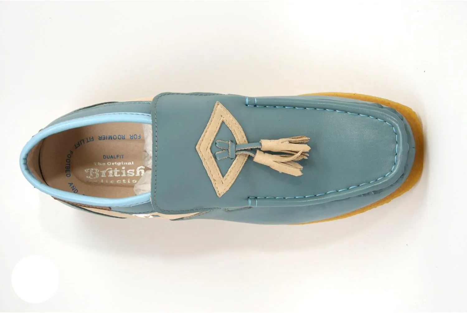 British Collection Men's Palace Three Quarters Slip on Leather Shoes