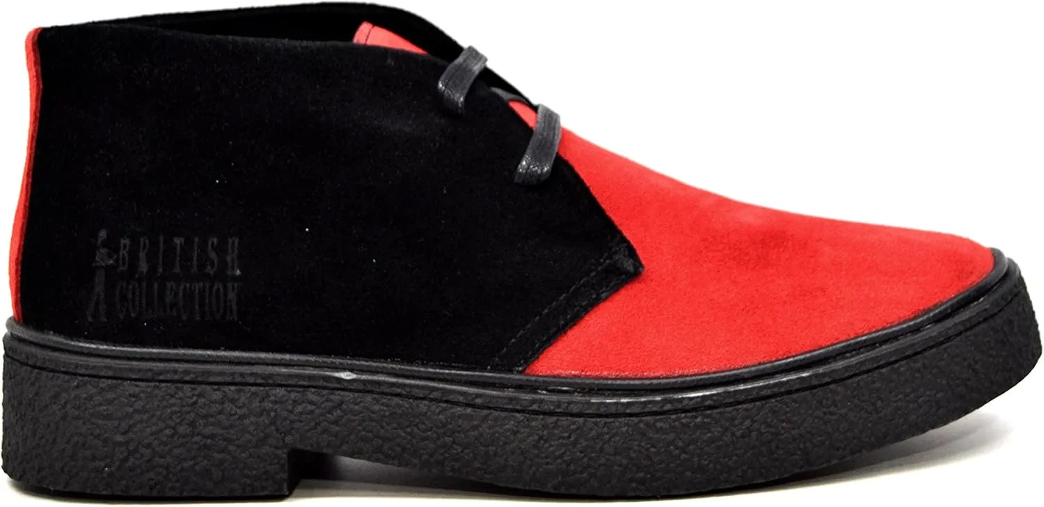 British Walkers Men's Playboy High top Chukka Boot Jamaica Yellow/Black/Green