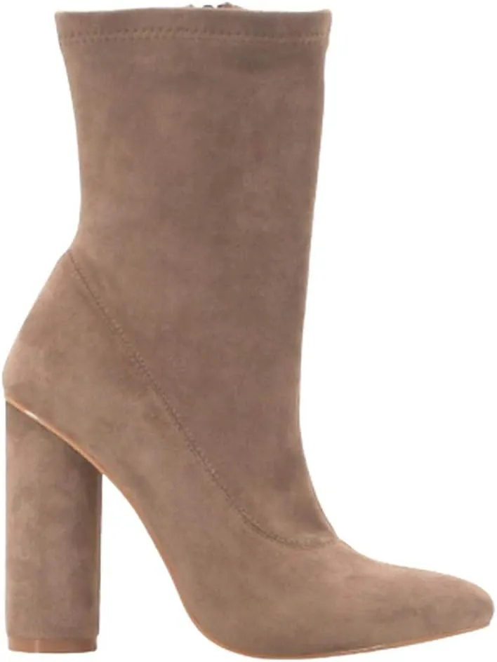 Cape Robbin Ankle Boots for Women, Chunky Block Heels Booties for Women