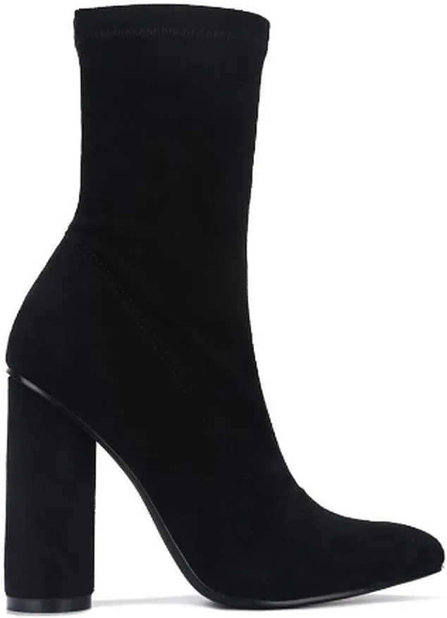 Cape Robbin Ankle Boots for Women, Chunky Block Heels Booties for Women