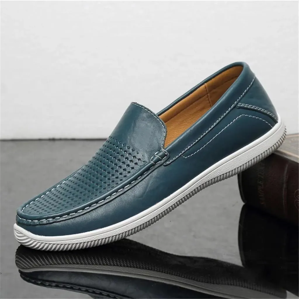 CSCDD Casual Mens Shoes Leather Slip On Shoes Men Loafers Driving