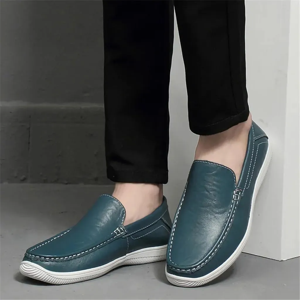 CSCDD Casual Mens Shoes Leather Slip On Shoes Men Loafers Driving