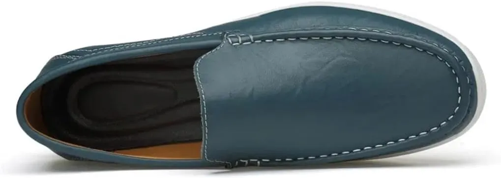 CSCDD Casual Mens Shoes Leather Slip On Shoes Men Loafers Driving