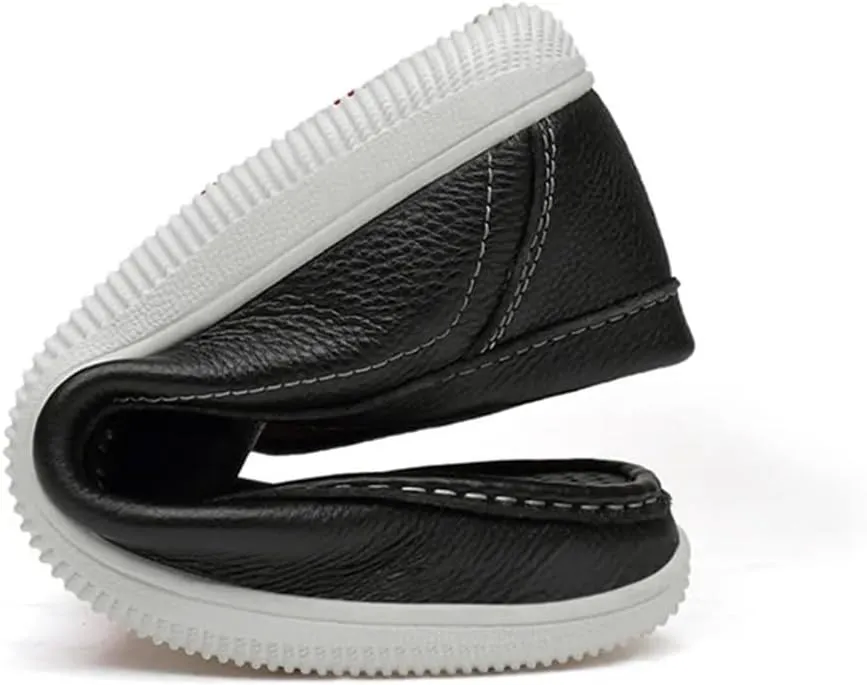 CSCDD Casual Mens Shoes Leather Slip On Shoes Men Loafers Driving