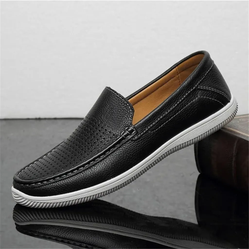 CSCDD Casual Mens Shoes Leather Slip On Shoes Men Loafers Driving