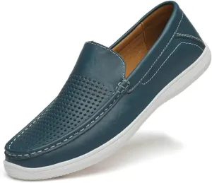 CSCDD Casual Mens Shoes Leather Slip On Shoes Men Loafers Driving