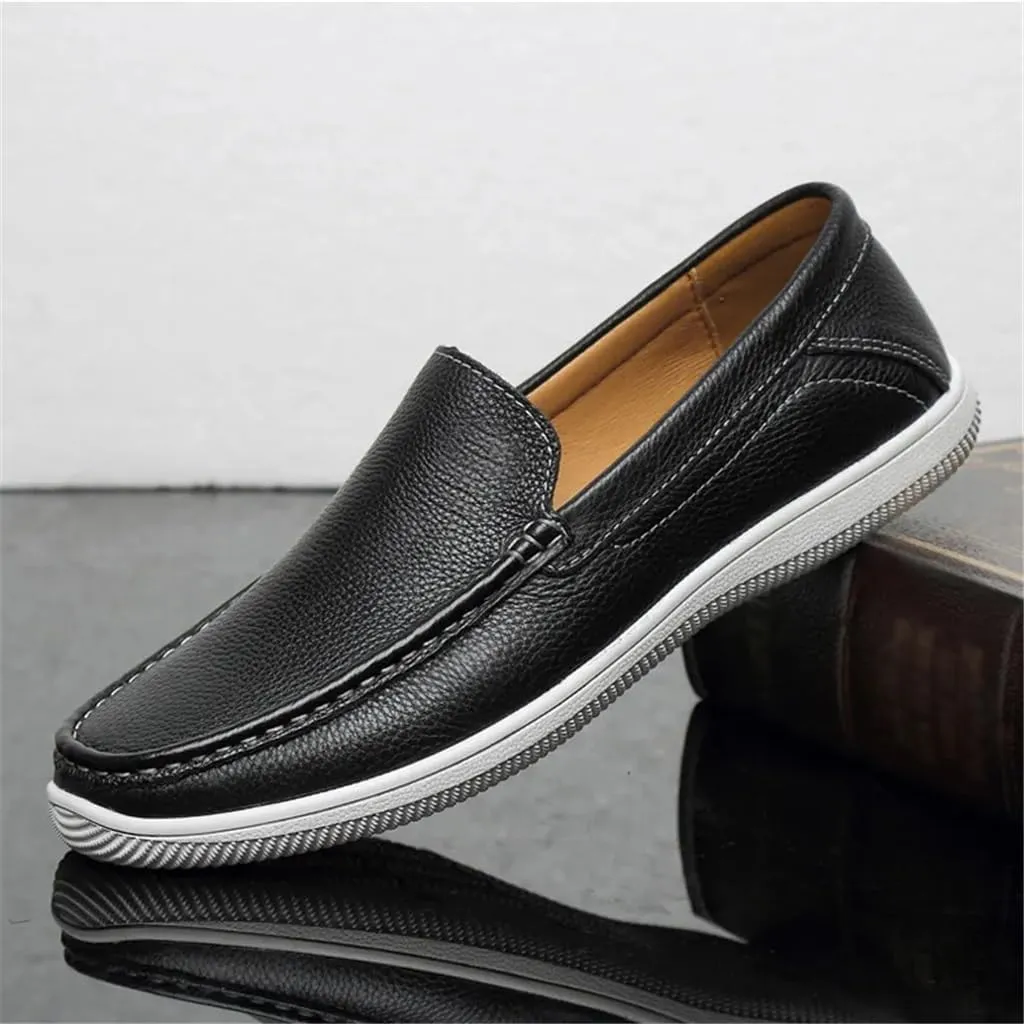 CSCDD Casual Mens Shoes Leather Slip On Shoes Men Loafers Driving