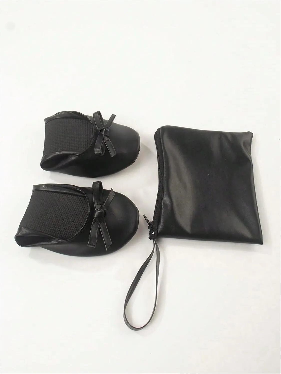 Floerns Women's Foldable Ballet Slippers Roll Up Slip On Travel Purse Shoes