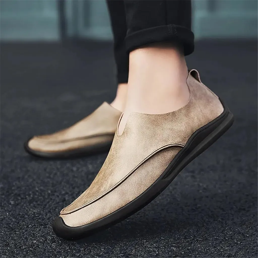 FMURY Genuine Leather Men Shoes Casual Slip On Formal Loafers Men Moccasins Male Driving Shoes Loafers