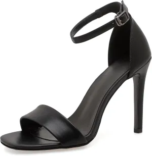 Gicoiz Stiletto Heels Bride Wedding Ankle Strap Sandals