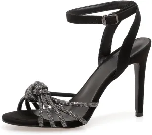Gicoiz Stiletto Heels Bride Wedding Ankle Strap Sandals