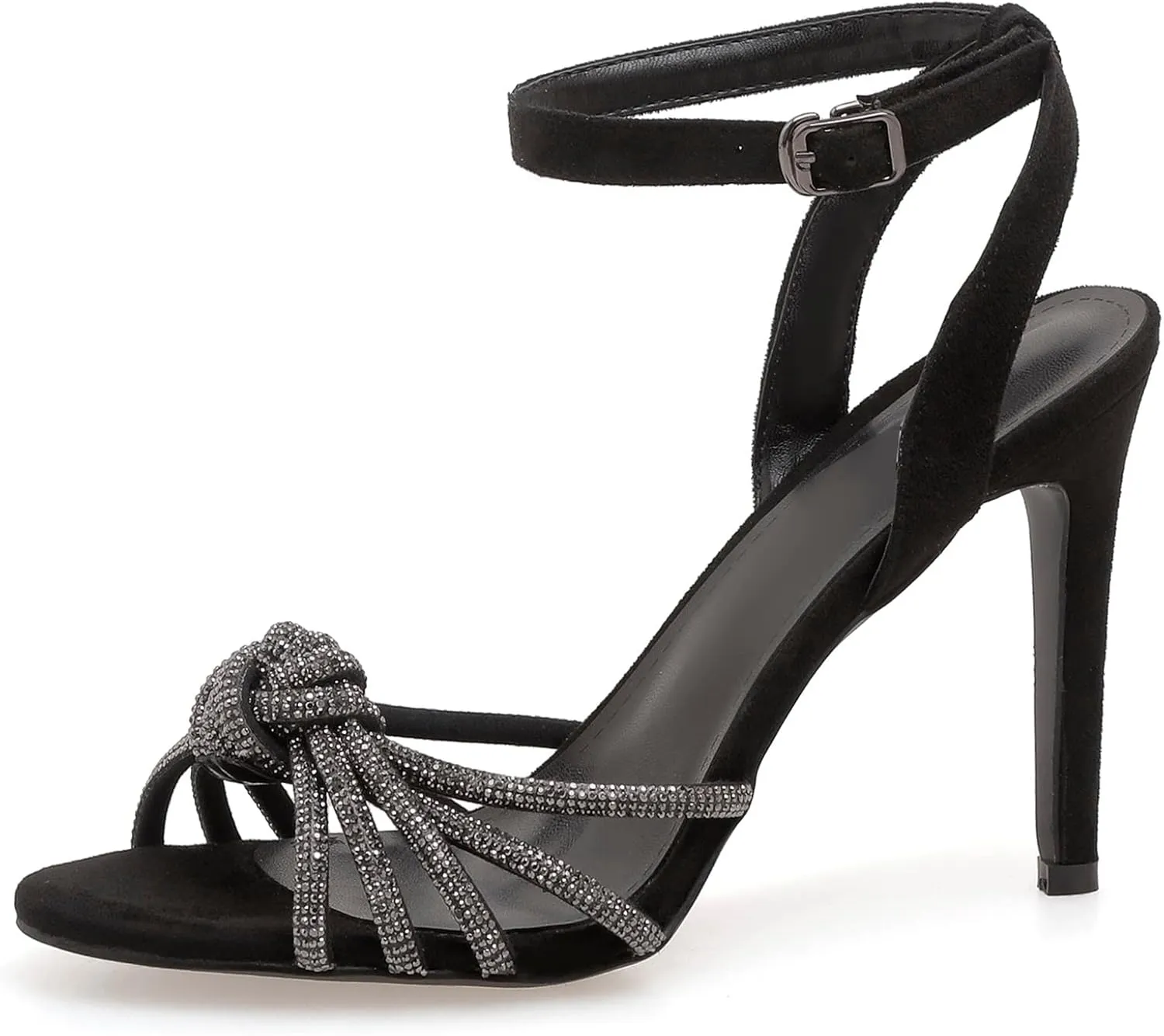 Gicoiz Stiletto Heels Bride Wedding Ankle Strap Sandals
