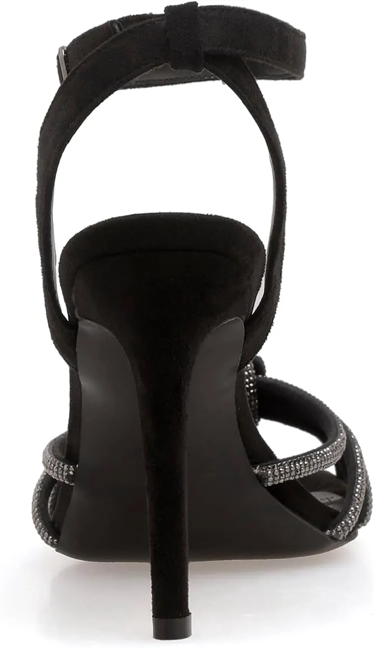 Gicoiz Stiletto Heels Bride Wedding Ankle Strap Sandals