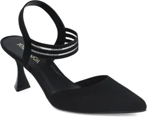 JENN ARDOR Women's Slingback Kitten Heels Pointed Closed Toe Low Stiletto Heels Dress Pumps Shoes for Women Comfortable Low Heeled Sandals Wedding Party Pumps