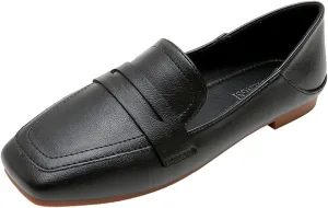 JOEupin Women's Penny Loafers Slip On Flats Comfort Driving Office Loafer Shoes
