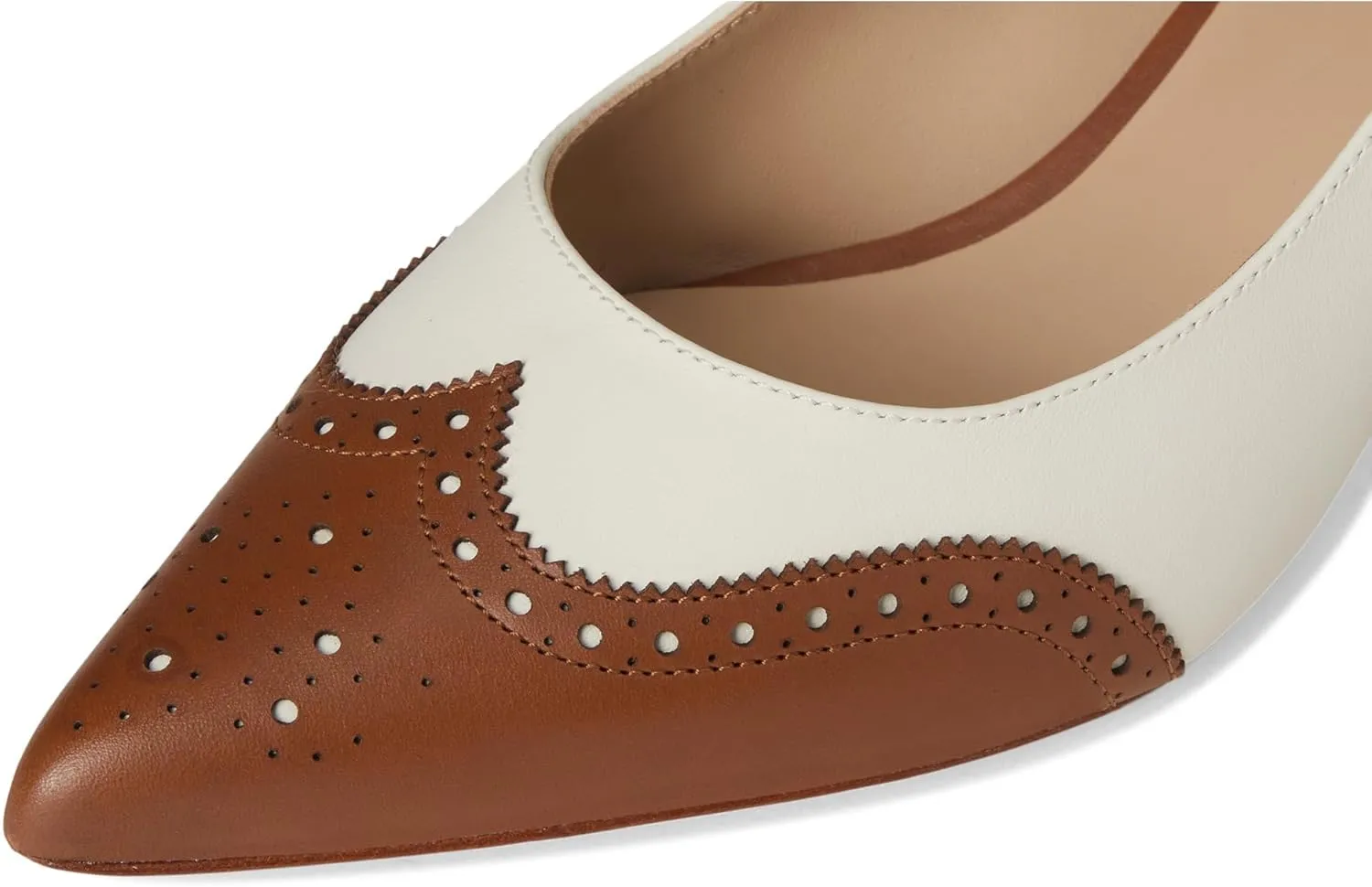 Lauren Ralph Lauren Women's Adrienne Leather Wingtip Pumps