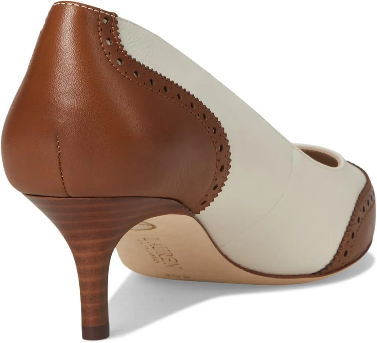 Lauren Ralph Lauren Women's Adrienne Leather Wingtip Pumps