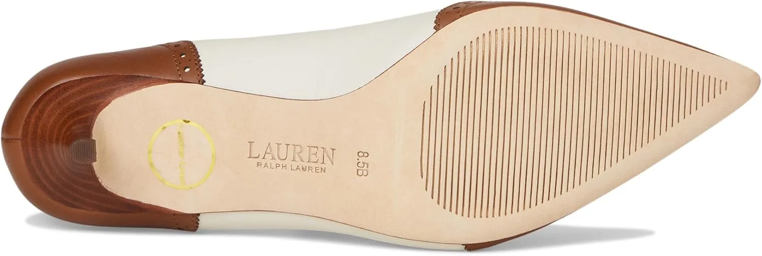Lauren Ralph Lauren Women's Adrienne Leather Wingtip Pumps