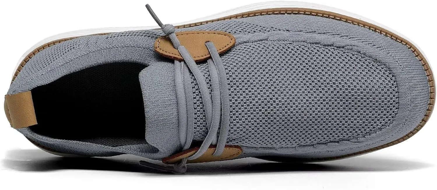 Mens Casual Loafers Shoes Slip On Walking Dress Sneakers Mesh Business Oxfords Work Lightweight Soft Sole Zapatos