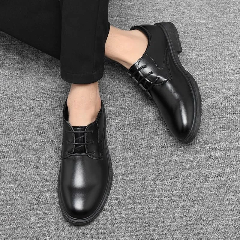 Men's Dress Shoes, Patent Leather Brogue Shoes for Male Formal Wedding Party Office Shoes Men Oxfords Business Shoes Moccasins Shoe
