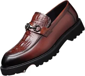 Men's Texture Business Oxfords Shoes, Emboss Tuxedo Shoes Wedding Party Prom Shoes