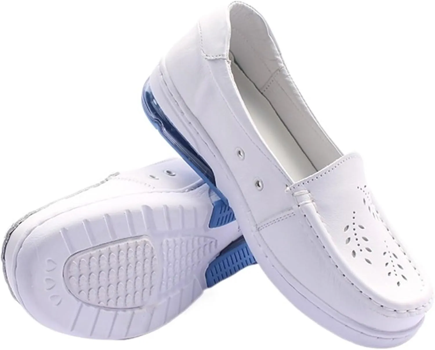 Nurse Shoes for Women Comfortable Slip On Lightweight White Work Slip Resistant Arch Support Healthcare Shoes