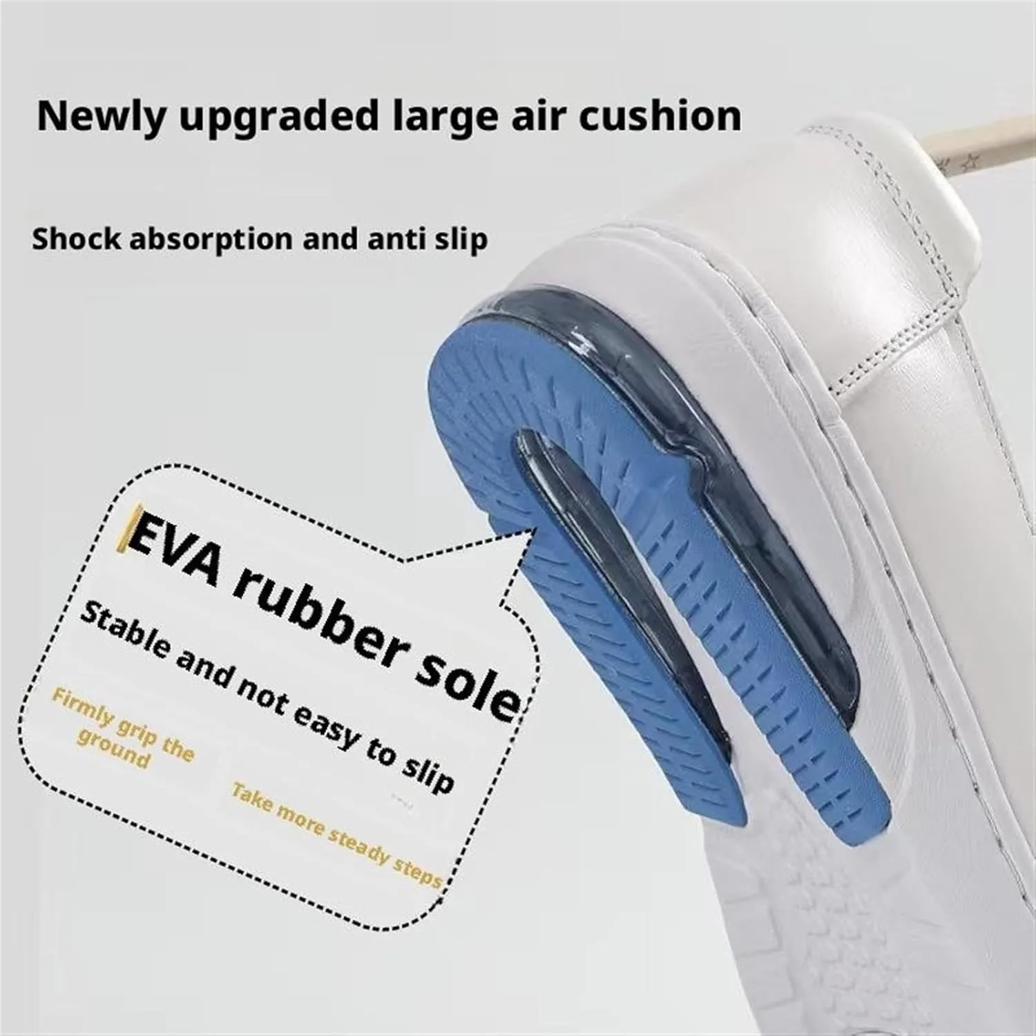 Nurse Shoes for Women Comfortable Slip On Lightweight White Work Slip Resistant Arch Support Healthcare Shoes