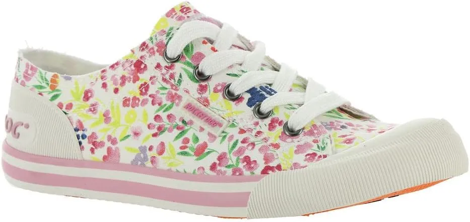 Rocket Dog Jazzin Women's Oxford 6 B(M) US White-Multi-Floral