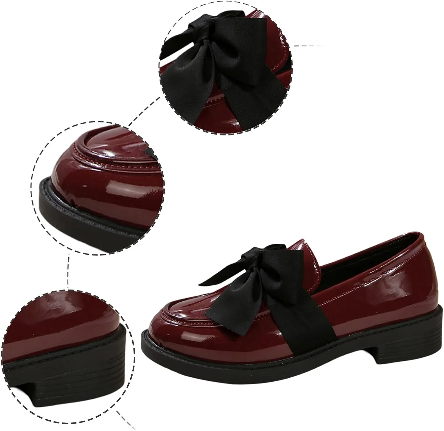 Women Loafers Shoes Slip-On Dress Shoes Business Casual Shoes Cute Work Shoes Comfortable Penny Loafer Office Shoes
