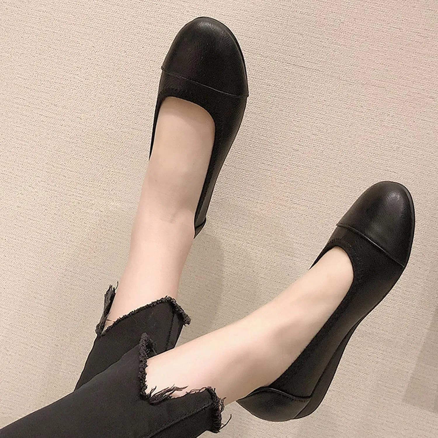 Women's Ballet Flats Business Office Work Dress Shoes Comfortable Dressy Flats for Women