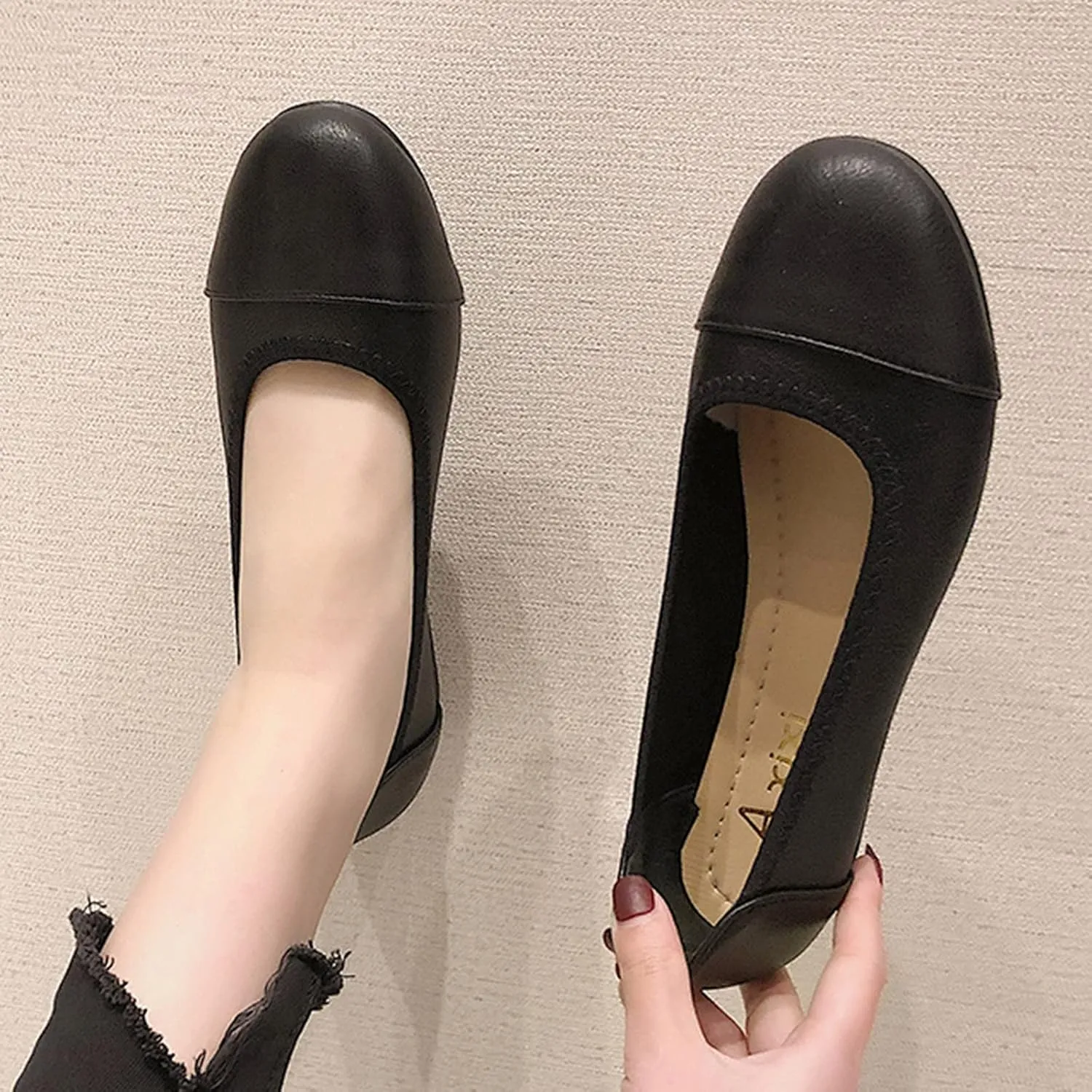 Women's Ballet Flats Business Office Work Dress Shoes Comfortable Dressy Flats for Women