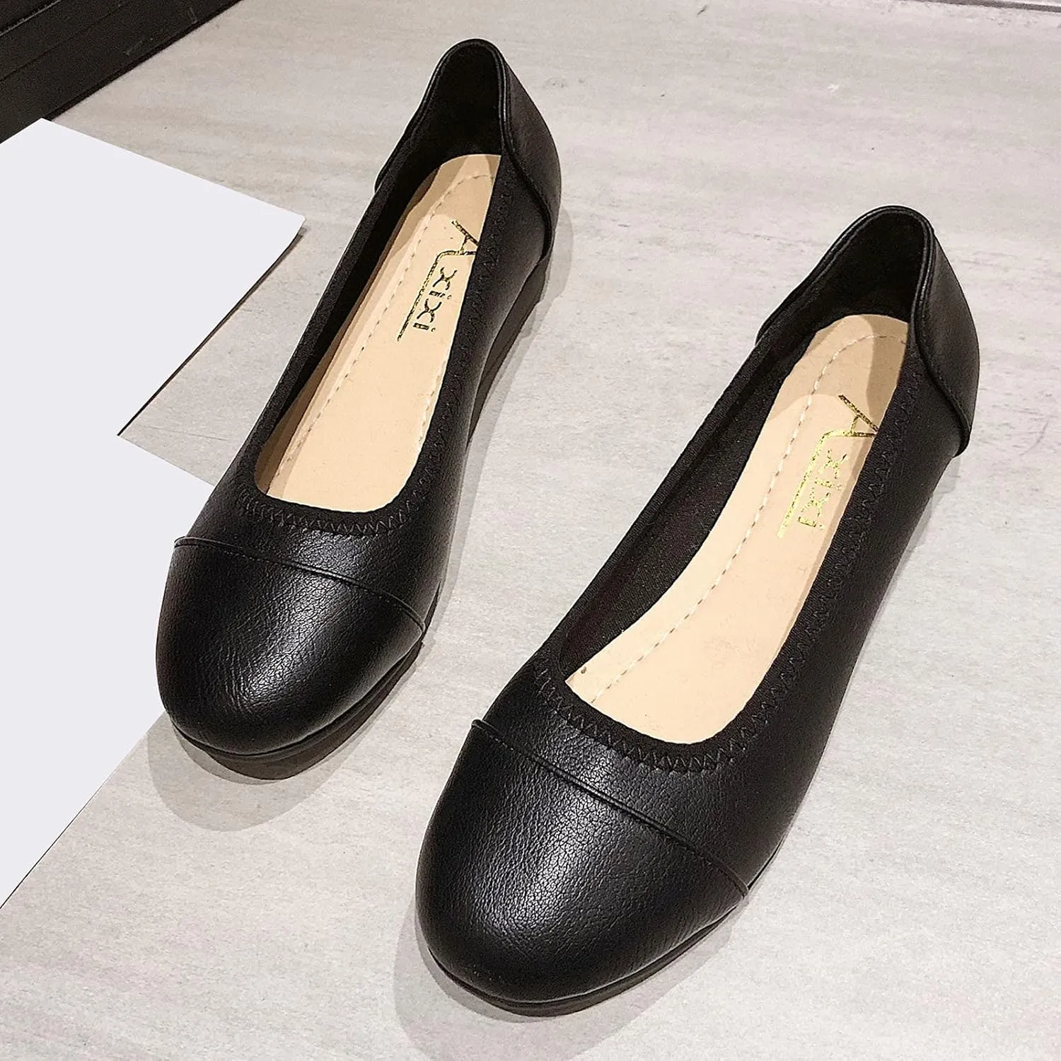 Women's Ballet Flats Business Office Work Dress Shoes Comfortable Dressy Flats for Women