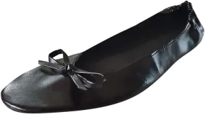 Women's Ballet Flats Round Toe Soft Foldable Dressy Flats Bow Casual Comfort Indoor Outdoor Lightweight Travel Walking Shoes